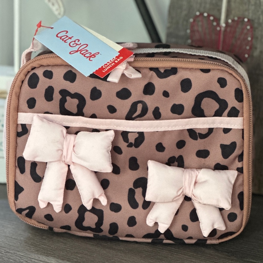Cat and Jack Leopard Lunchbox Bag